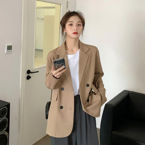 women's jackets 2021 women cloth office business suit female plus size clothing korean style sprring clothes veste femme tn2643, Black;brown
women's jackets 2021 women cloth office business suit female plus size clothing korean style sprring clothes veste femme tn2643, Black;brown