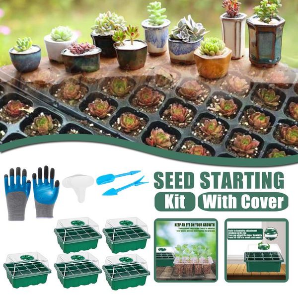 planters & pots plant pot seed starter tray kit 9 set seedling trays with humidity adjus garden accessories de jardin #9
planters & pots plant pot seed starter tray kit 9 set seedling trays with humidity adjus garden accessories de jardin #9