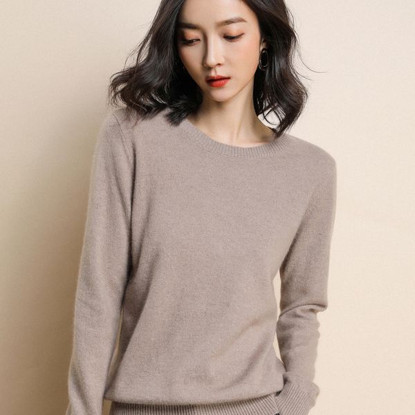 2021 knitted womens o-neck sweater pullover spring and autumn basic ladies sweater pullover slim fit, White;black
2021 knitted womens o-neck sweater pullover spring and autumn basic ladies sweater pullover slim fit, White;black
