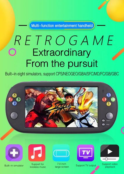 portable game players x16 handheld console 16gb video for gba compatible 32gb tf card 7.0" with display
portable game players x16 handheld console 16gb video for gba compatible 32gb tf card 7.0" with display