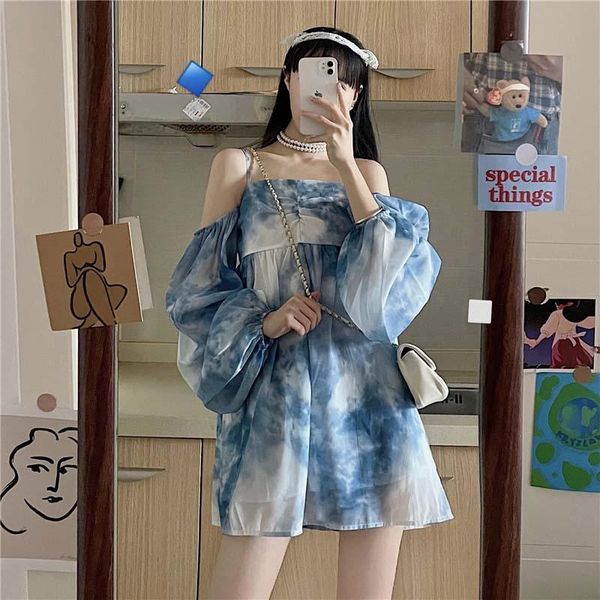 casual dresses korean sling mini dress women summer 2021 first love one word collar long sleeve short skirt design sense femme, Black;gray
casual dresses korean sling mini dress women summer 2021 first love one word collar long sleeve short skirt design sense femme, Black;gray