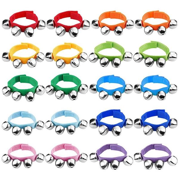 wrists with jingle bells music rhythm toys, random colors, school instruments fishing accessories
wrists with jingle bells music rhythm toys, random colors, school instruments fishing accessories