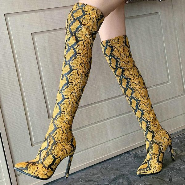 boots 2021 autumn winter women over the knee fashion pointed toe thin high heel ladies stretch snake print thigh, Black
boots 2021 autumn winter women over the knee fashion pointed toe thin high heel ladies stretch snake print thigh, Black