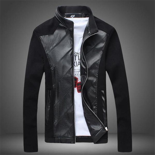 men's leather & faux mens jackets and coats erkek deri ceket spring cowboy jacket male clothing 9dtf, Black
men's leather & faux mens jackets and coats erkek deri ceket spring cowboy jacket male clothing 9dtf, Black