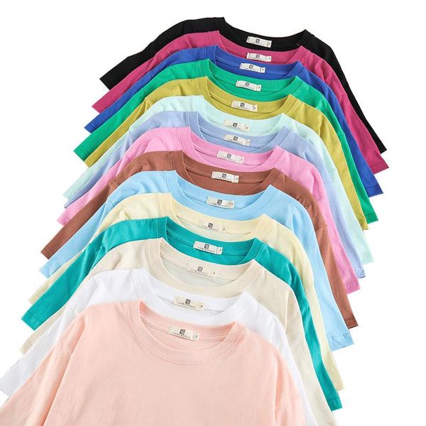 women's t-shirt basic cotton women t shirt summer oversized female tee casual loose ladies girls t-shirts o-neck short sleeve woman, White
women's t-shirt basic cotton women t shirt summer oversized female tee casual loose ladies girls t-shirts o-neck short sleeve woman, White