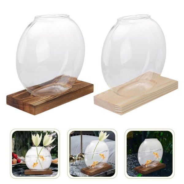 vases 2 sets wooden base with glass vase hydroponic plant deskfurnishing articles
vases 2 sets wooden base with glass vase hydroponic plant deskfurnishing articles