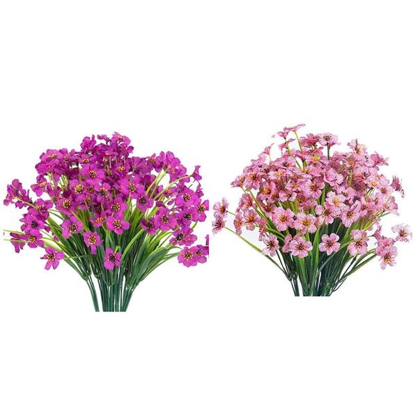 decorative flowers & wreaths 30 pcs artificial flower plastic plant garden porch window box decoration, 15 pink purple
decorative flowers & wreaths 30 pcs artificial flower plastic plant garden porch window box decoration, 15 pink purple