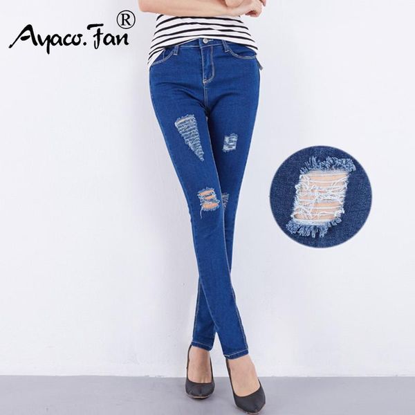spring autumn 2021 women black jeans fashion ripped students stretch skinny female slim pencil pants denim ladies trousers women's, Blue
spring autumn 2021 women black jeans fashion ripped students stretch skinny female slim pencil pants denim ladies trousers women's, Blue