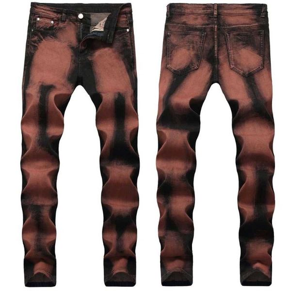 men's jeans 2021 designer summer mens clothing ripped destroyed slim denim pants casual skinny ruched trousers biker motorcycle male, Blue
men's jeans 2021 designer summer mens clothing ripped destroyed slim denim pants casual skinny ruched trousers biker motorcycle male, Blue