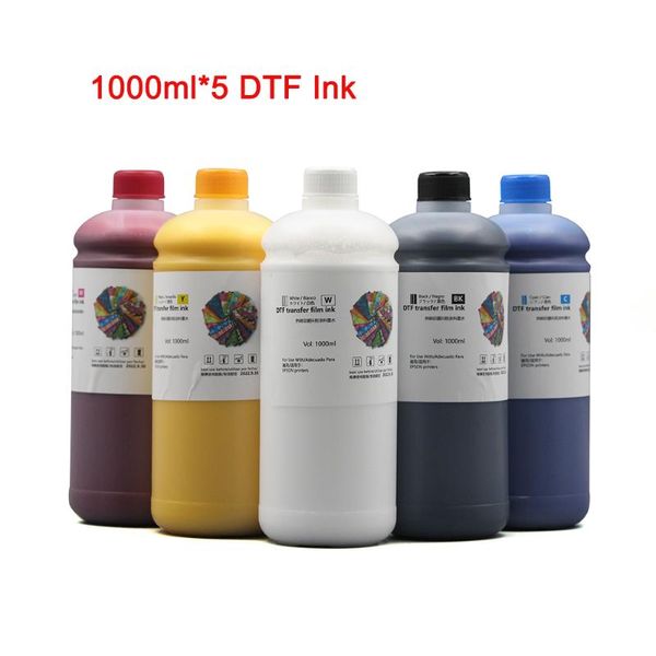 ink refill kits 1000ml*5 dtf set direct to film textile for l1800 i3200 dx5 4720 transfer printer
ink refill kits 1000ml*5 dtf set direct to film textile for l1800 i3200 dx5 4720 transfer printer