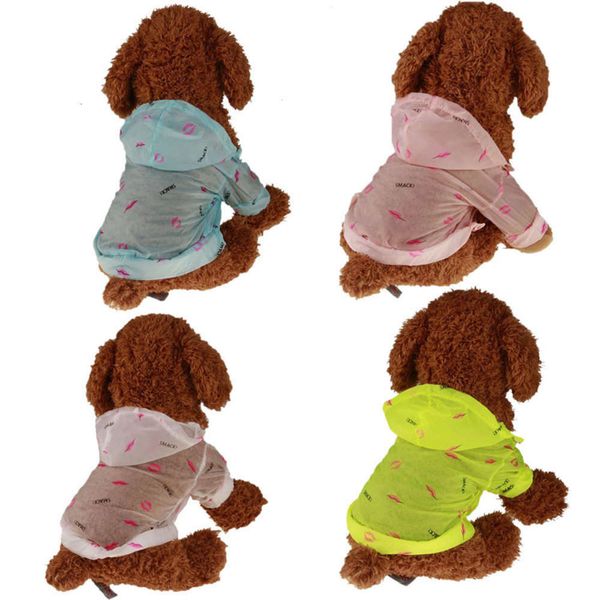 dog apparel pet clothing pet sunscreen spring and summer dog bipedal teddy bear
