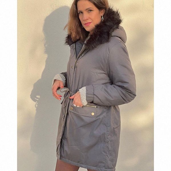women's parka daily wear fall winter long coat slim fit windproof warm chic modern jacket long sleeve solid color fur trim wine red gra, Black
women's parka daily wear fall winter long coat slim fit windproof warm chic modern jacket long sleeve solid color fur trim wine red gra, Black