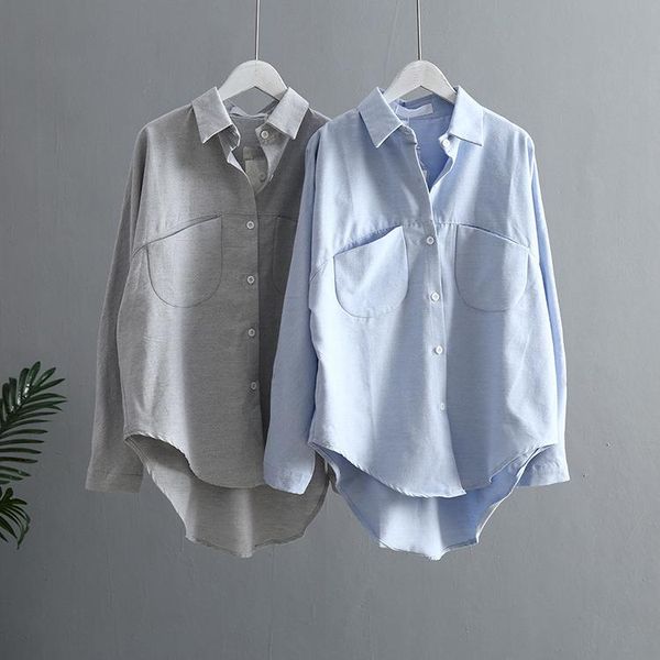 women's blouses & shirts spring women summer blouse korean long sleeve womens and vintage blusas roupa feminina, White
women's blouses & shirts spring women summer blouse korean long sleeve womens and vintage blusas roupa feminina, White