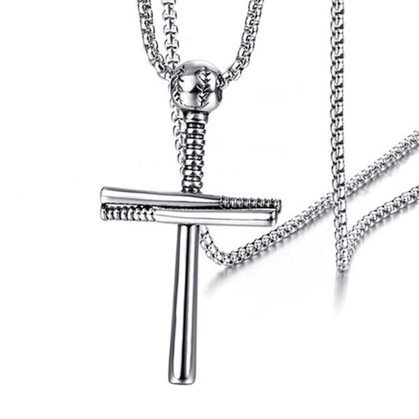 pendant necklaces 2021 fashion and simple design baseball cross necklace men's personality atmosphere all-match jewelry wholesale, Silver
pendant necklaces 2021 fashion and simple design baseball cross necklace men's personality atmosphere all-match jewelry wholesale, Silver