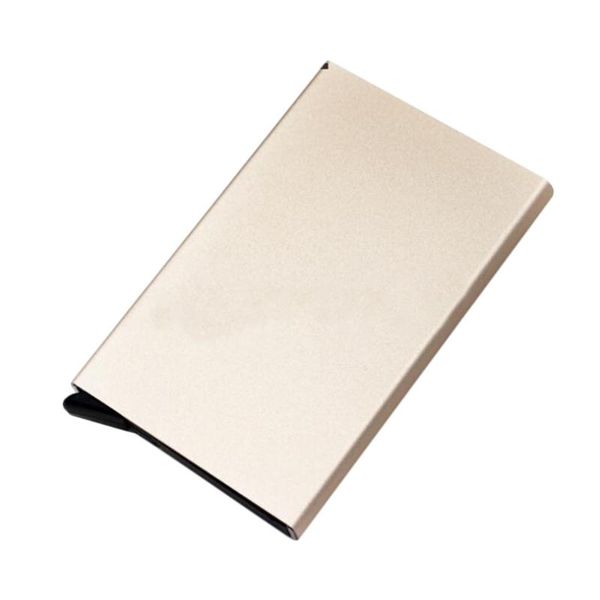 card holders anti-theft id holder porte carte thin aluminium metal wallets pocket case bank women men box, Brown;gray
card holders anti-theft id holder porte carte thin aluminium metal wallets pocket case bank women men box, Brown;gray