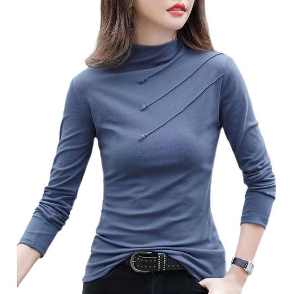 women's sweaters spring-autumn-winter semi-high neck bottoming shirt solid color long-sleeved 2021t-shirt all-match sanding and western, White;black
women's sweaters spring-autumn-winter semi-high neck bottoming shirt solid color long-sleeved 2021t-shirt all-match sanding and western, White;black
