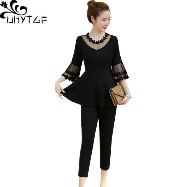 fashion summer set women small fragrance trumpet sleeve ruffle loose sport 2piece elegant plus size sets lady 396 women's two piece pan, White
fashion summer set women small fragrance trumpet sleeve ruffle loose sport 2piece elegant plus size sets lady 396 women's two piece pan, White