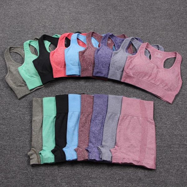 yoga outfit 9 colors seamless set sport women fitness gym clothing padded sports bra high waist shorts suits
yoga outfit 9 colors seamless set sport women fitness gym clothing padded sports bra high waist shorts suits