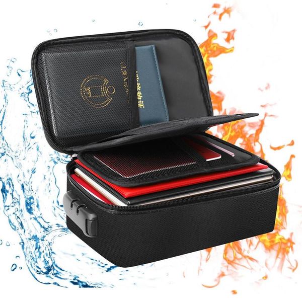 storage bags portable file box 3-layer travel pouch waterproof fireproof zipper bag with lock safety storag
storage bags portable file box 3-layer travel pouch waterproof fireproof zipper bag with lock safety storag