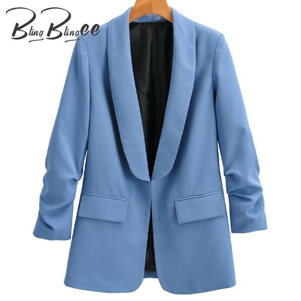 women's suits & blazers blingblingee summer autumn fashion ruched wrist sleeve scarf collar women casual open front office lady suit ja, White;black
women's suits & blazers blingblingee summer autumn fashion ruched wrist sleeve scarf collar women casual open front office lady suit ja, White;black
