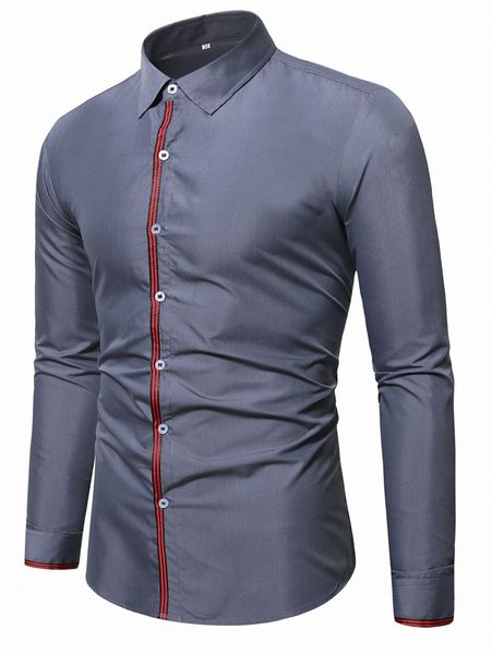 men tape panel button up shirt o1lz#, White;black
men tape panel button up shirt o1lz#, White;black