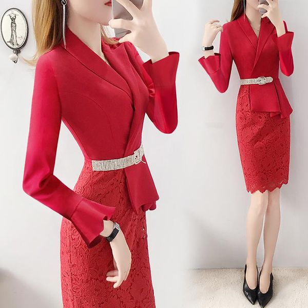casual dresses red patchwork lace dress women sheath business for office vestidos de fiesta noche ukraine robe ladies, Black;gray
casual dresses red patchwork lace dress women sheath business for office vestidos de fiesta noche ukraine robe ladies, Black;gray
