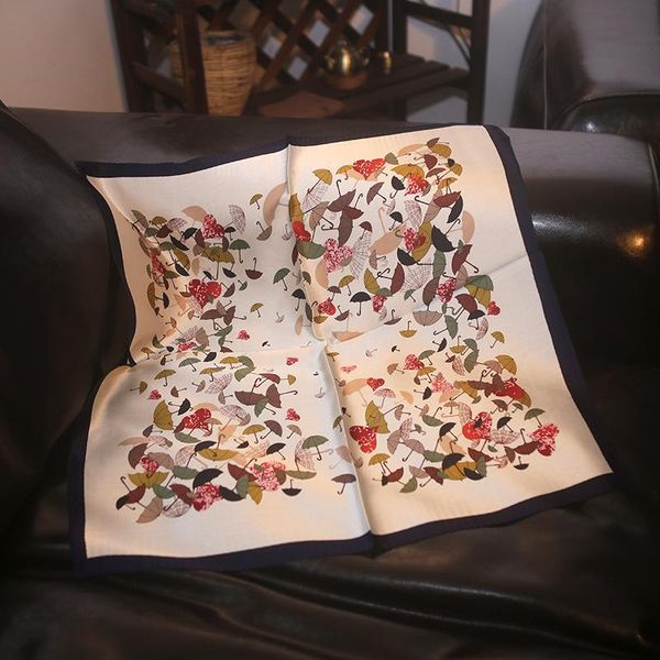 silk scarves mulberry "hundred flowers umbrella" small square professional, Blue;gray
silk scarves mulberry "hundred flowers umbrella" small square professional, Blue;gray