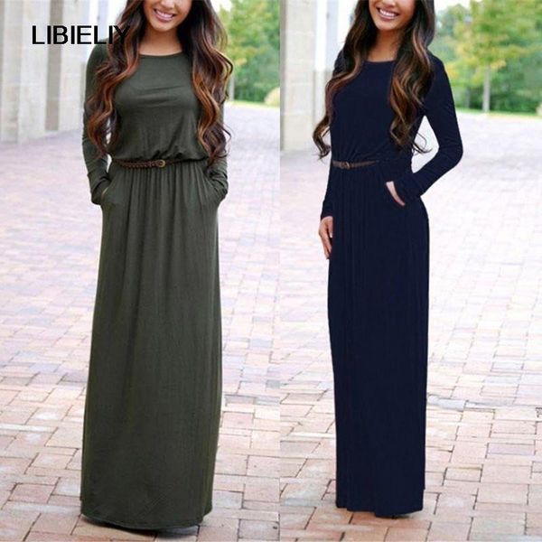 casual dresses long sleeve maxi dress women o-neck autumn elegant office army green beach, Black;gray
casual dresses long sleeve maxi dress women o-neck autumn elegant office army green beach, Black;gray