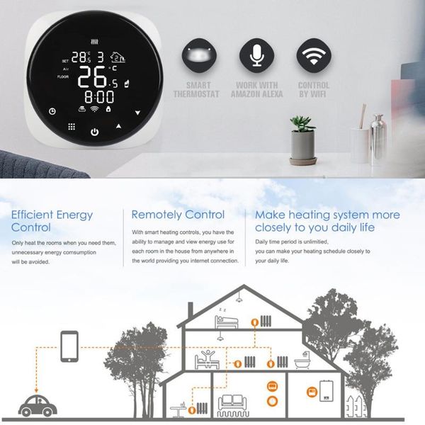 smart home control tuya wifi circular water underfloor heating system boiler thermostat round programmable digital intelligent
smart home control tuya wifi circular water underfloor heating system boiler thermostat round programmable digital intelligent
