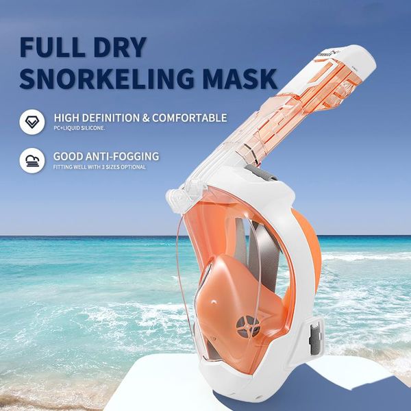 diving masks scuba snorkeling no water leakage full face swimming mask anti fog 180° view
diving masks scuba snorkeling no water leakage full face swimming mask anti fog 180° view