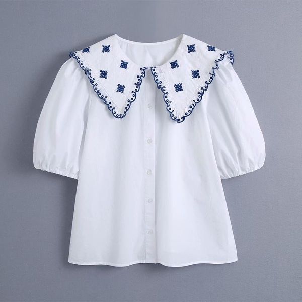 women's t-shirt lapel sweet short sleeve chic female shirt 2021 summer harajuku white embroidered
women's t-shirt lapel sweet short sleeve chic female shirt 2021 summer harajuku white embroidered