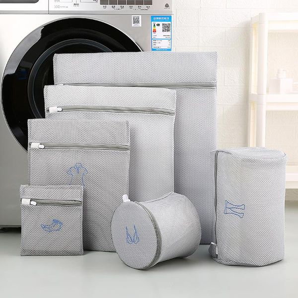 thickened laundry bag foldable portable polyester mesh bags bra socks underwear washing with zipper
thickened laundry bag foldable portable polyester mesh bags bra socks underwear washing with zipper