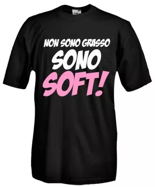 t-shirt comic g35 are not fat are soft, White;black 
t-shirt comic g35 are not fat are soft, White;black