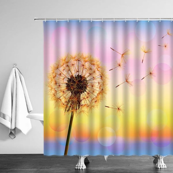 natural scenery dandelion colorful shower curtain waterproof polyester fabric bath curtains with hooks 3d printing
natural scenery dandelion colorful shower curtain waterproof polyester fabric bath curtains with hooks 3d printing