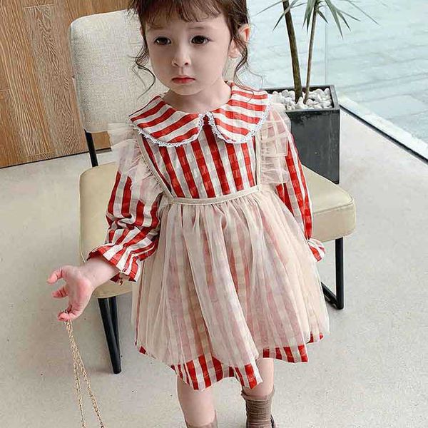 classice toddler girls checked xmas dress for kids lovely peter pan collar fake 2pcs little year clothing 210529, Red;yellow
classice toddler girls checked xmas dress for kids lovely peter pan collar fake 2pcs little year clothing 210529, Red;yellow