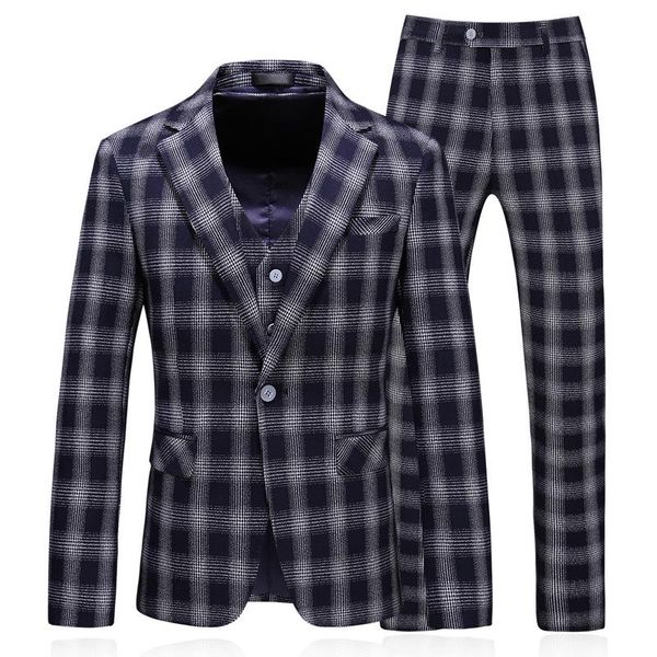 men's suits & blazers korean large suit bridegroom wedding dress three piece 6728, White;black
men's suits & blazers korean large suit bridegroom wedding dress three piece 6728, White;black