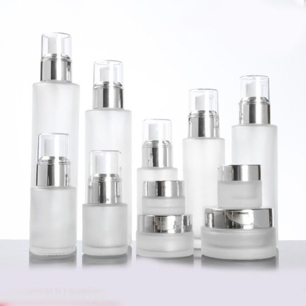 storage bottles & jars 50g clear frosted body butter glass jar with gold/silver lid
storage bottles & jars 50g clear frosted body butter glass jar with gold/silver lid