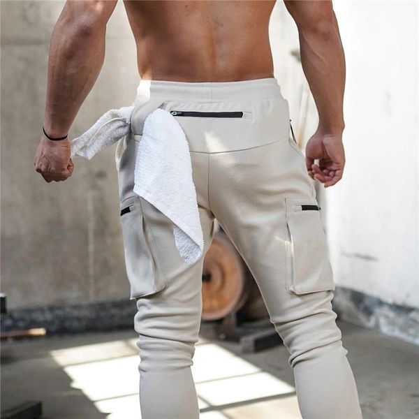 multi-pocket men pants fitness casual elastic bodybuilding sports trousers sweatpants joggers gyms men's, Black
multi-pocket men pants fitness casual elastic bodybuilding sports trousers sweatpants joggers gyms men's, Black
