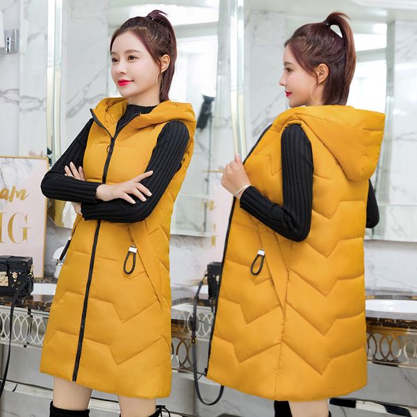 wearing thickened autumn winter down cotton vt, women's middle and long style, slim, korean sleevels waistcoat, Black;white
wearing thickened autumn winter down cotton vt, women's middle and long style, slim, korean sleevels waistcoat, Black;white