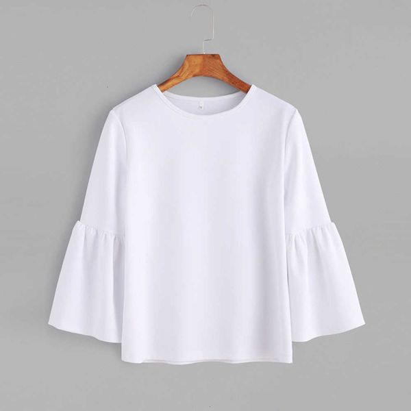women's t-shirt japan style korean spring summer fashion casual simple solid color thin around neck extended sleeves 3m9i, White
women's t-shirt japan style korean spring summer fashion casual simple solid color thin around neck extended sleeves 3m9i, White