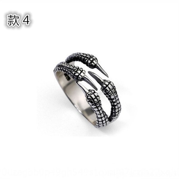 rg7 men's aggressive band s mouth titanium steel eagle dragon claw halloween skull jewelry ring ringrock jewelry, Silver
rg7 men's aggressive band s mouth titanium steel eagle dragon claw halloween skull jewelry ring ringrock jewelry, Silver