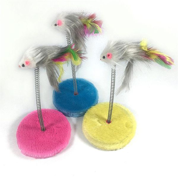 cat toys 1pc color random funny pet feather false mouse bottom plush chassis playing seat scratch toy for cat.
cat toys 1pc color random funny pet feather false mouse bottom plush chassis playing seat scratch toy for cat.