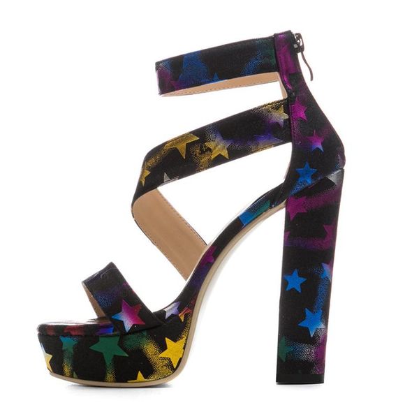 summer thick with waterproof platform fashion retro style ladies sandals large size back zipper women's shoes, Black
summer thick with waterproof platform fashion retro style ladies sandals large size back zipper women's shoes, Black