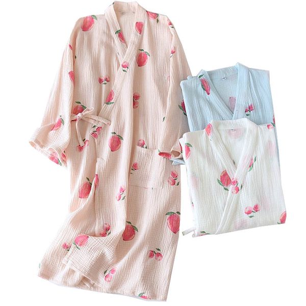 women's sleepwear 2021 spring & autumn new ladies soft gauze cotton nightgown loose thin comfort robe girls cute peach printed hom, Black;red
women's sleepwear 2021 spring & autumn new ladies soft gauze cotton nightgown loose thin comfort robe girls cute peach printed hom, Black;red