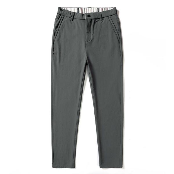 spring and summer men's fitted comfortable stretch casual pants high-quality fabric trendy fashion slim trousers green gray, Black
spring and summer men's fitted comfortable stretch casual pants high-quality fabric trendy fashion slim trousers green gray, Black