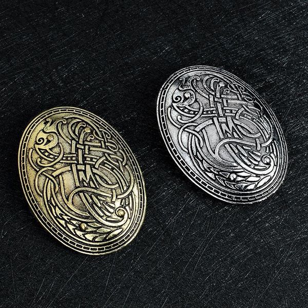 pins, brooches nordic viking wolf pattern body charm brooch retro alloy pin vintage vikingar pirate paint badge for clothing cosplay jewelry, Gray
pins, brooches nordic viking wolf pattern body charm brooch retro alloy pin vintage vikingar pirate paint badge for clothing cosplay jewelry, Gray