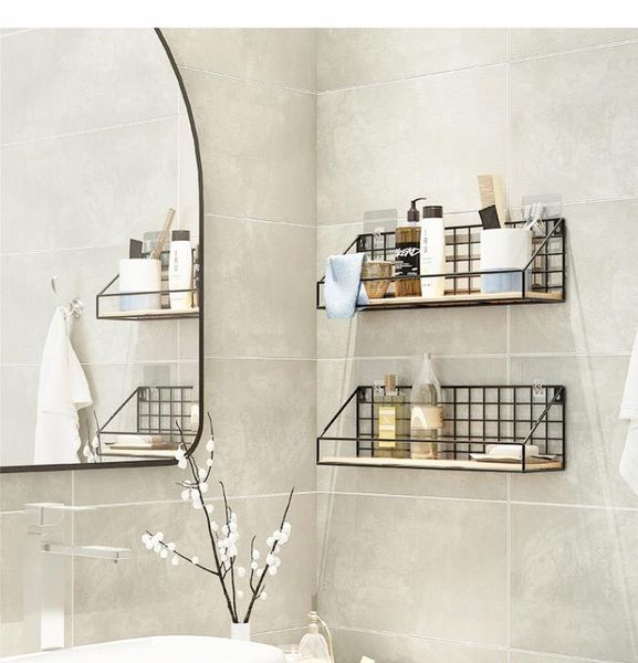 hooks & rails punch-wall shelf for bedroom hanging holder iron with wood bathroom accessories storage rack kitchen 287
hooks & rails punch-wall shelf for bedroom hanging holder iron with wood bathroom accessories storage rack kitchen 287