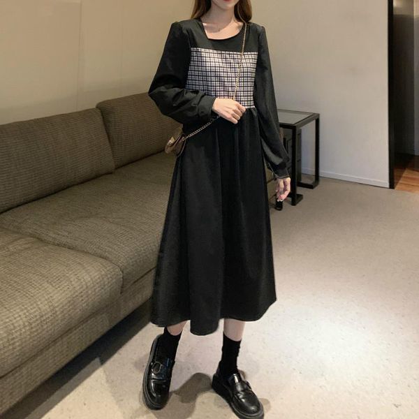 casual dresses houthion women's dress irregular collar stitching grid draw back long sleeve spring/summer stylish comfortable, Black;gray
casual dresses houthion women's dress irregular collar stitching grid draw back long sleeve spring/summer stylish comfortable, Black;gray