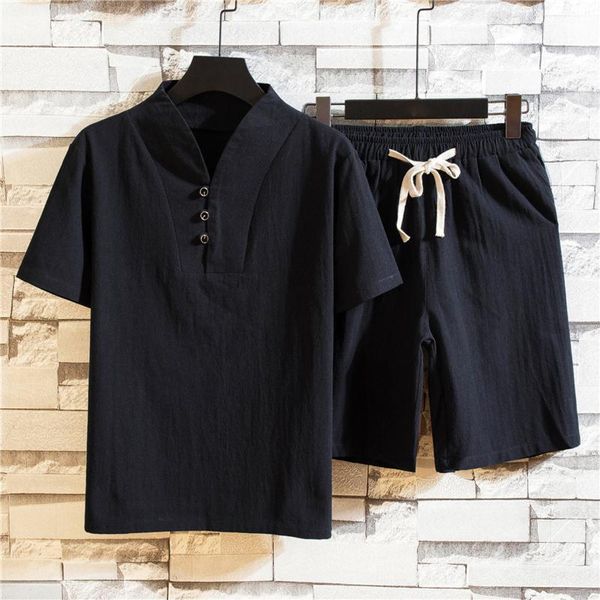 men's tracksuits large size casual set men cotton linen solid color short-sleeved t-shirt drawstring shorts loose comfortable masculino, Gray
men's tracksuits large size casual set men cotton linen solid color short-sleeved t-shirt drawstring shorts loose comfortable masculino, Gray