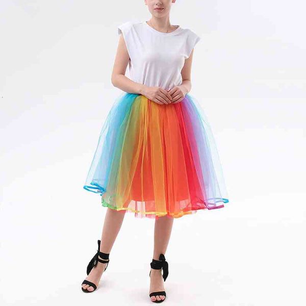 fashion tulle pleated tutu women skirts lolita petticoat rainbow color ball gown midi jupe saias falda, Black
fashion tulle pleated tutu women skirts lolita petticoat rainbow color ball gown midi jupe saias falda, Black